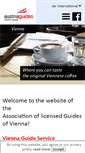 Mobile Screenshot of guides-in-vienna.at